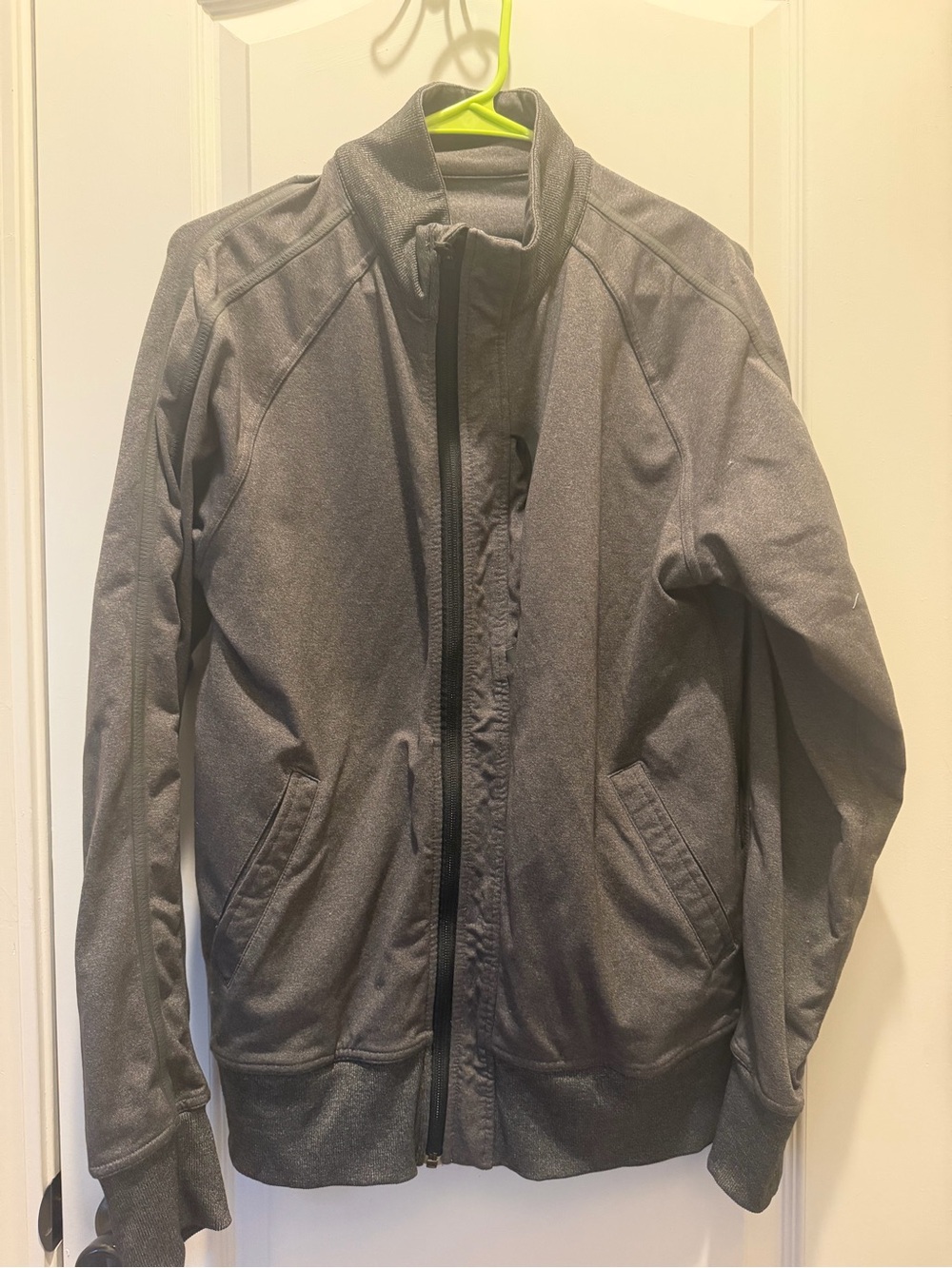 lululemon athletica Women’s Heather Charcoal Lightweight Zip Jacket